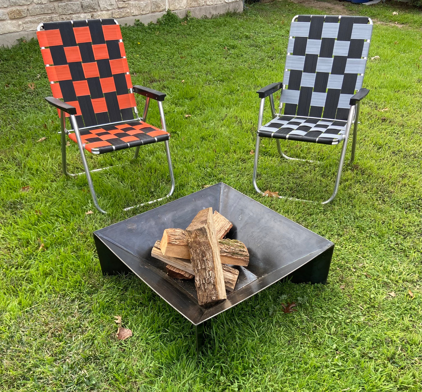 Steel fire pit: Modern Vida