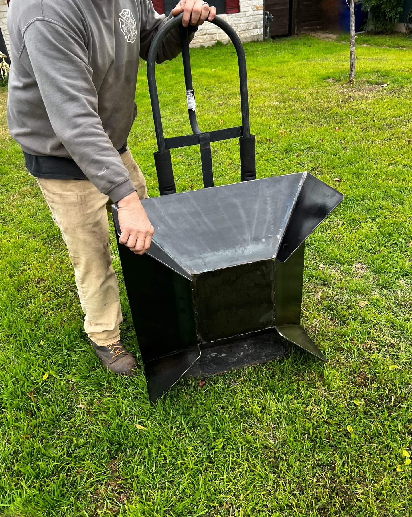Steel fire pit: Modern Vida