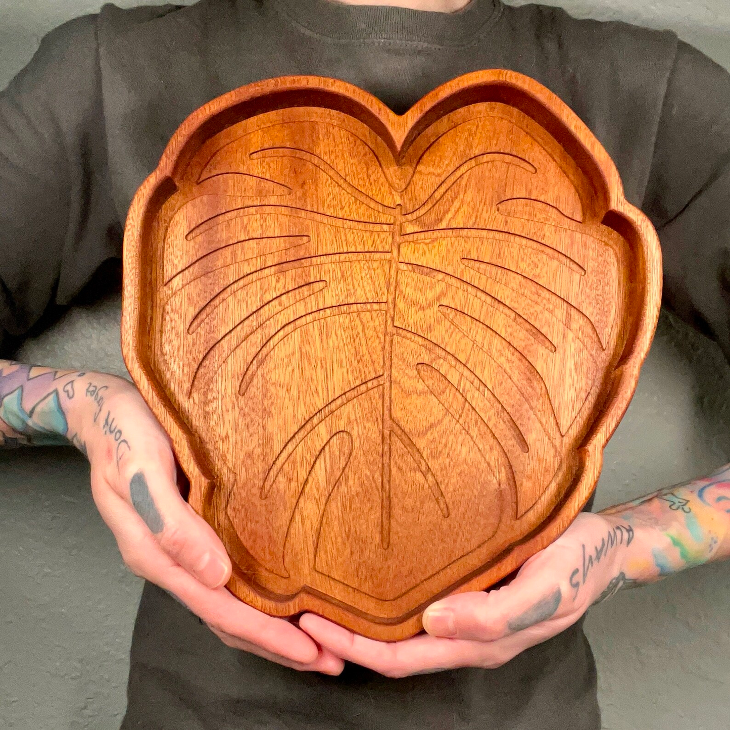 Monstera catch-all tray