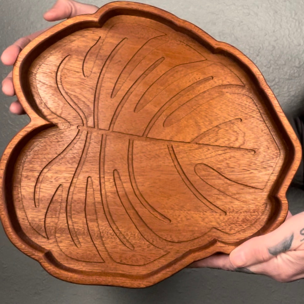 Monstera catch-all tray