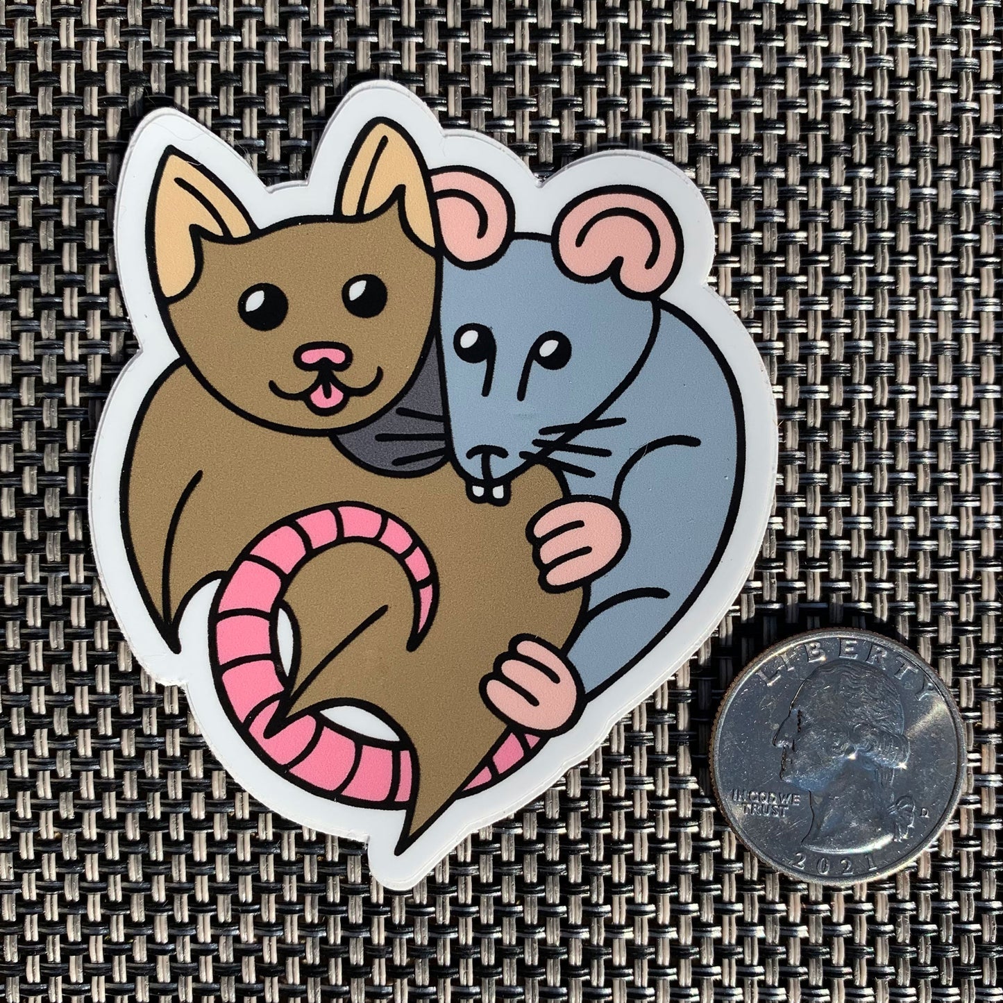Rat Bat sticker